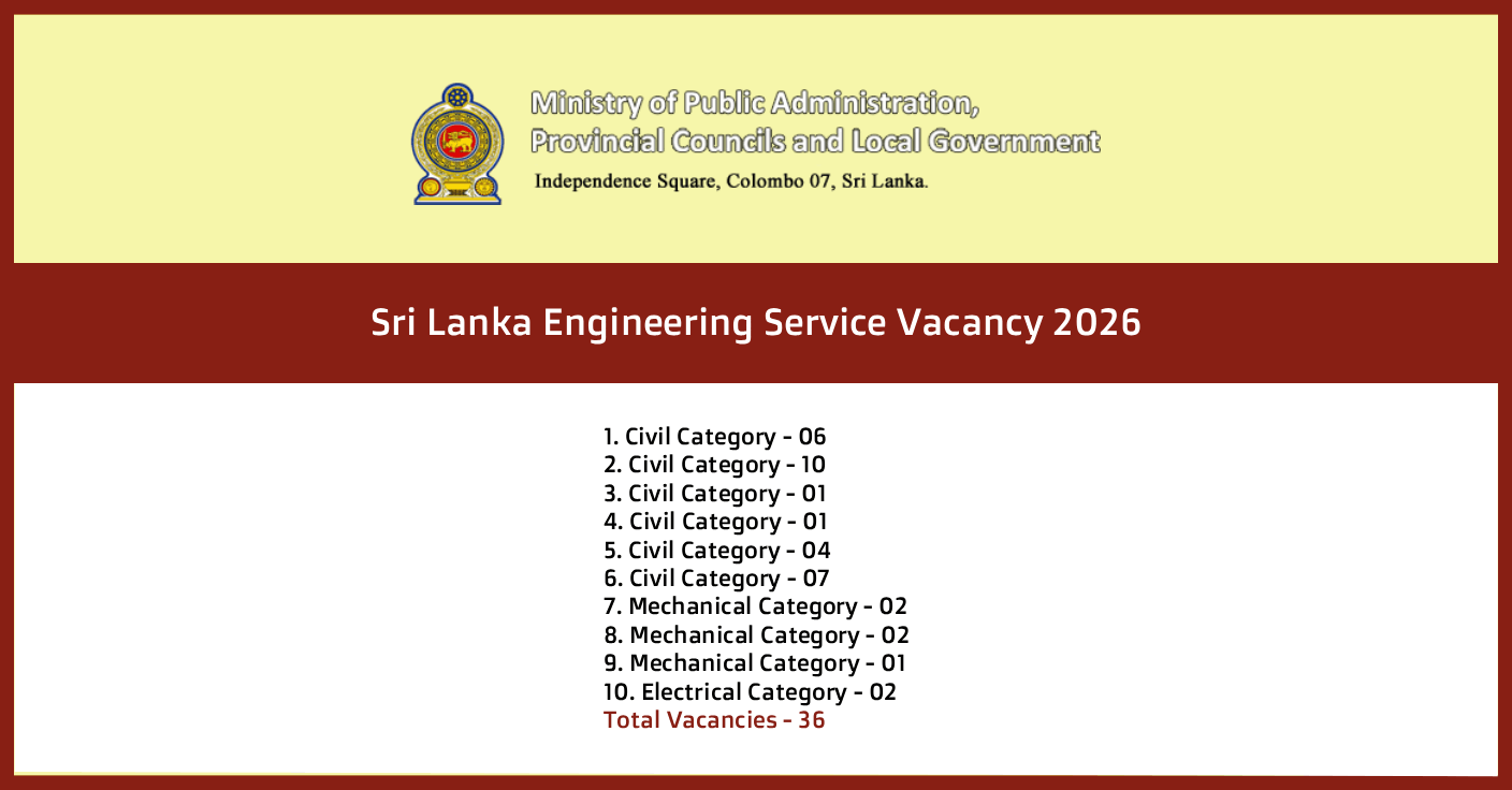 SLES Grade III Jobs 2026 Sri Lanka – Apply Now