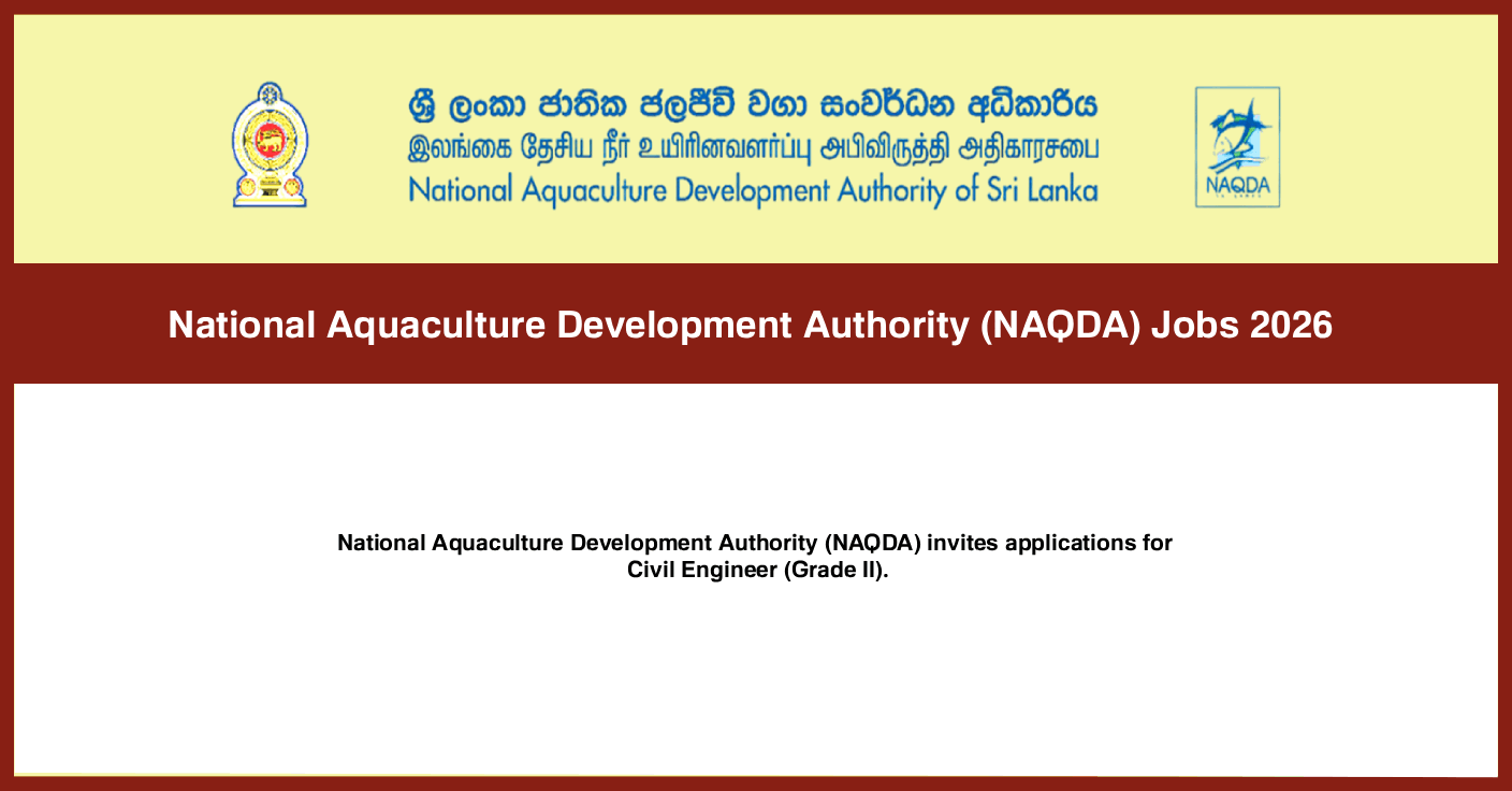 National Aquaculture Development Authority (NAQDA) Jobs 2026