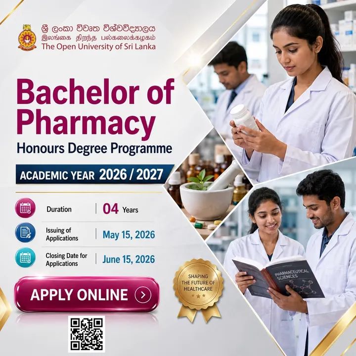 OUSL Pharmacy Degree 2026